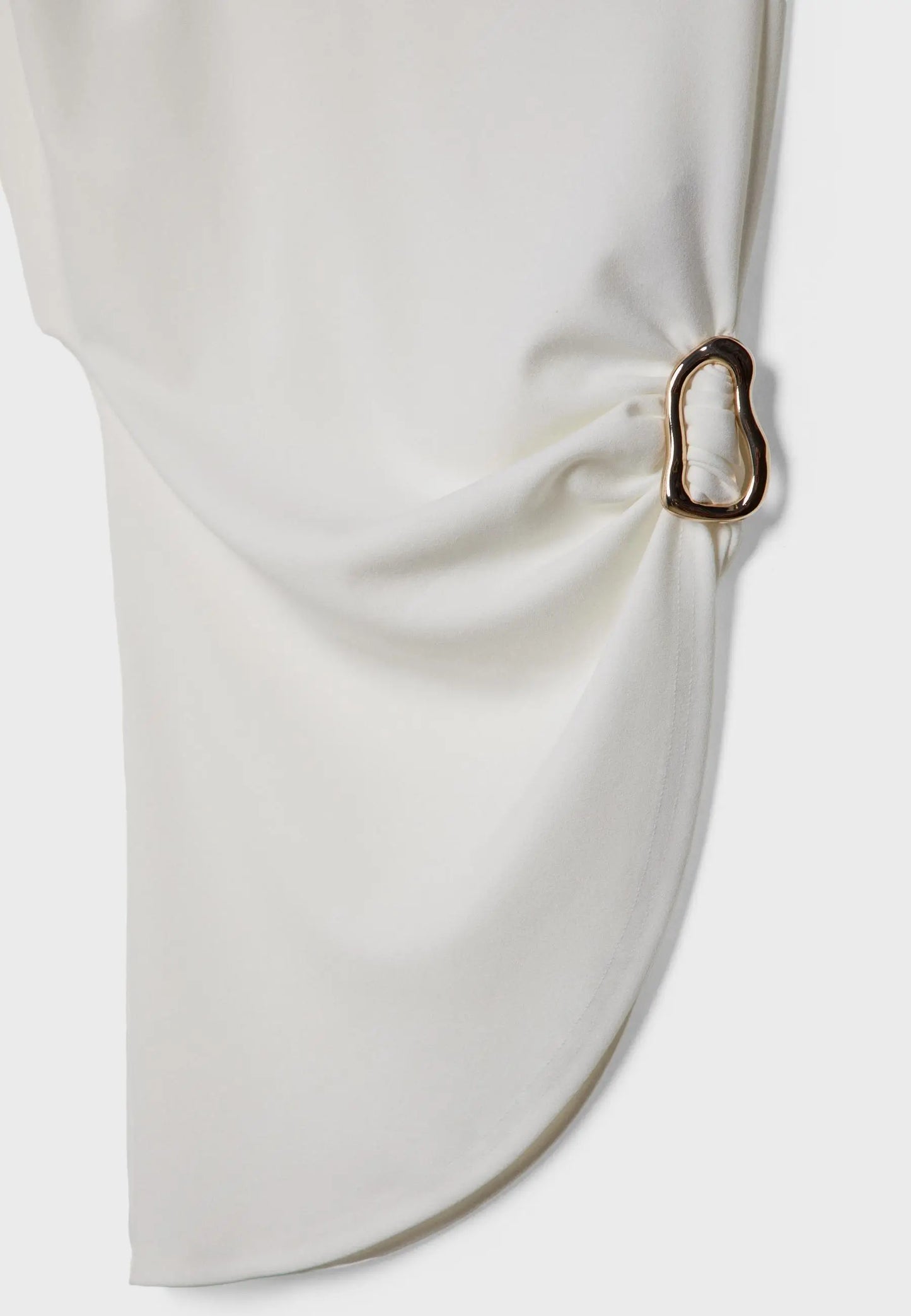 Asymmetric draped top