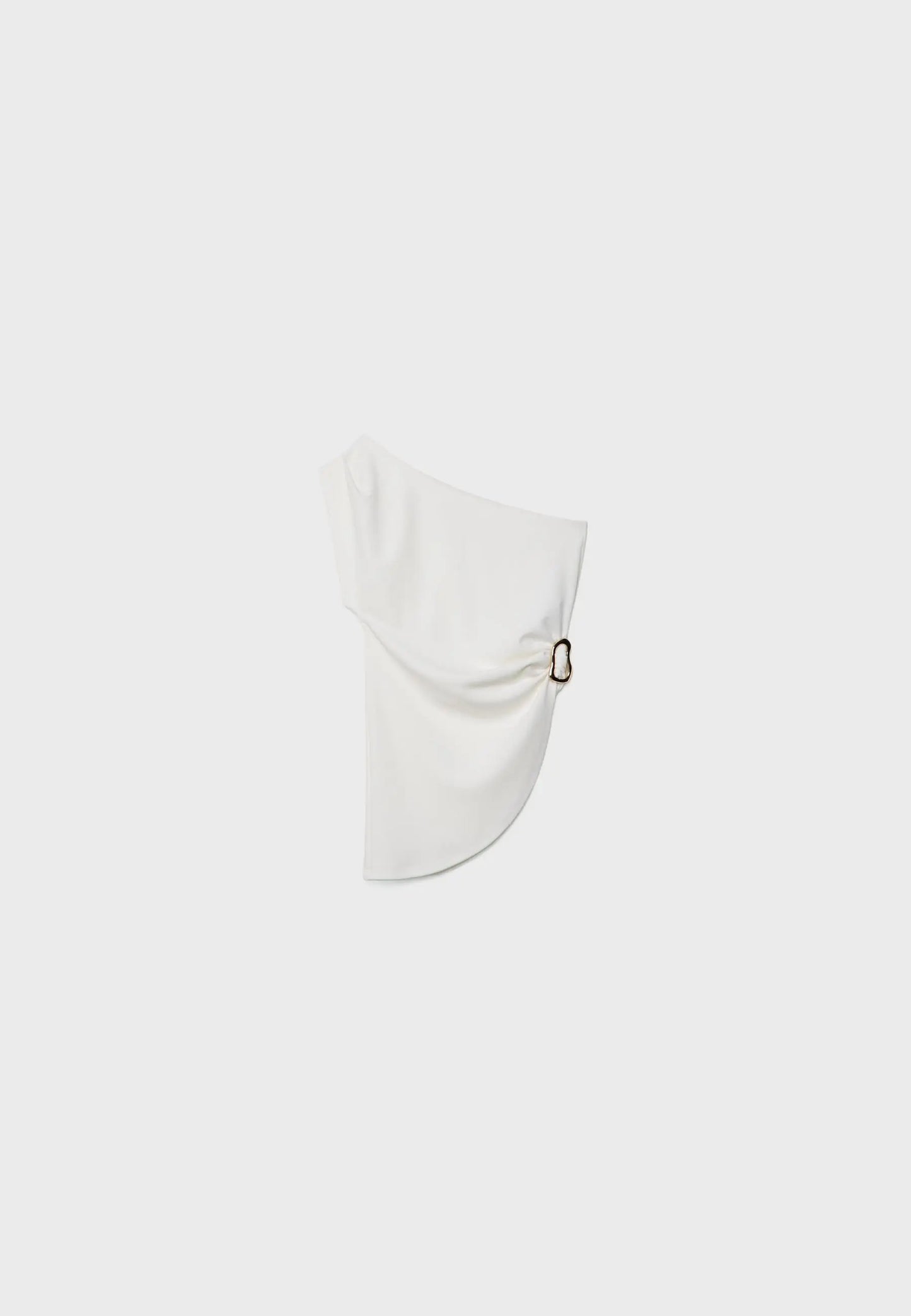 Asymmetric draped top