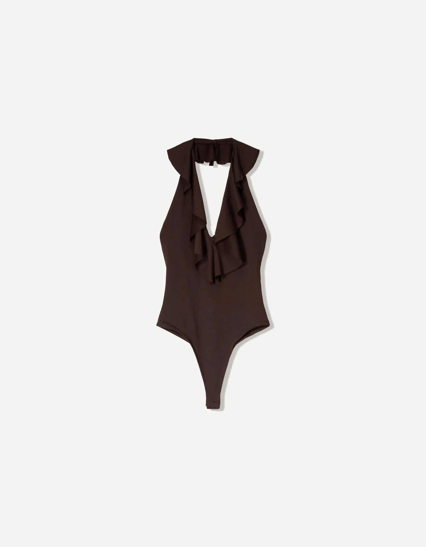 Strappy draped bodysuit