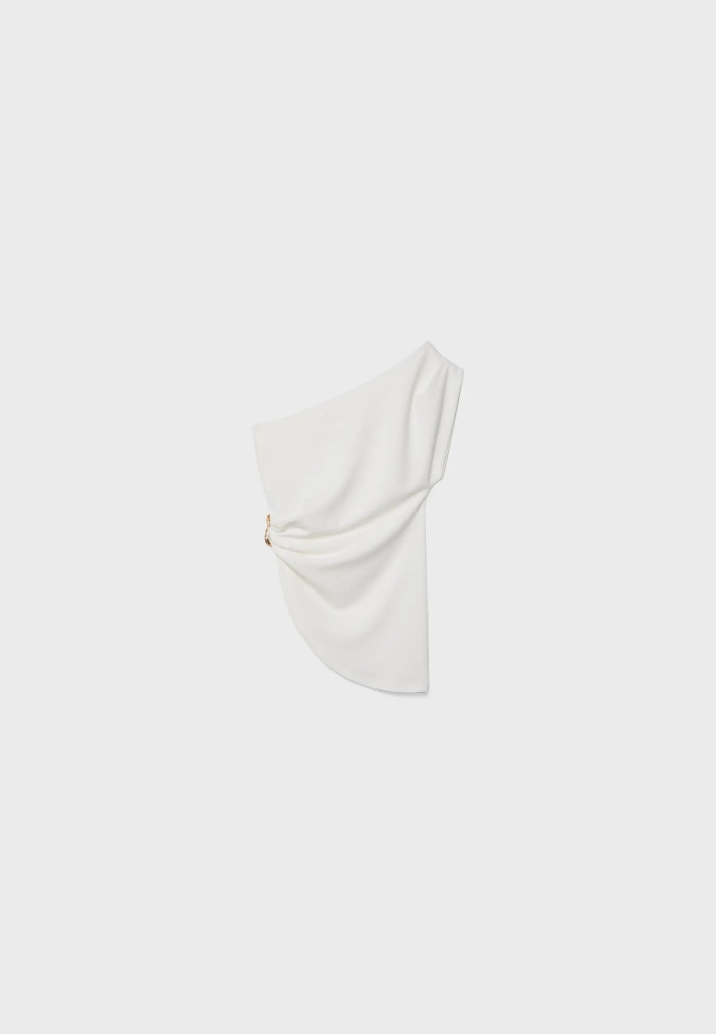 Asymmetric draped top