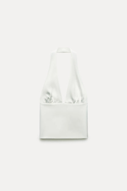 Satin Halter Top