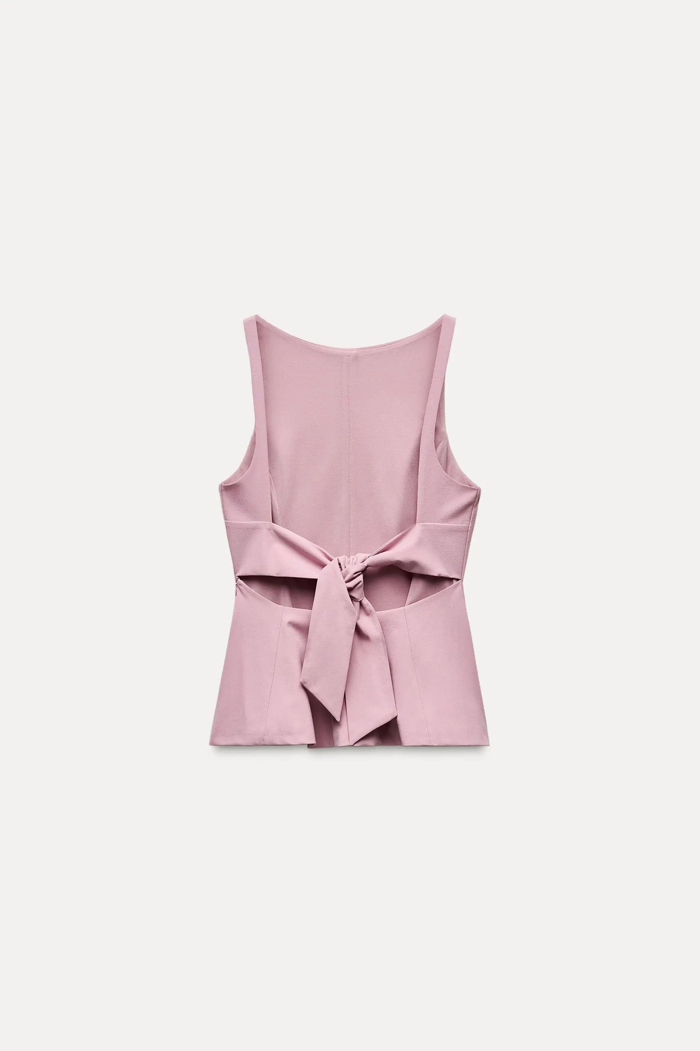 Peplum Tie Top