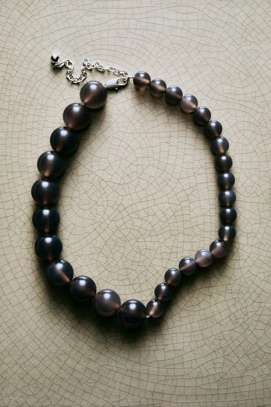 Irregular agate necklace
