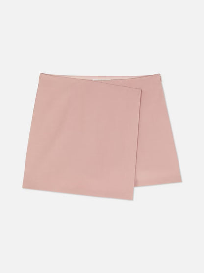 Asymmetric Wrap Skort