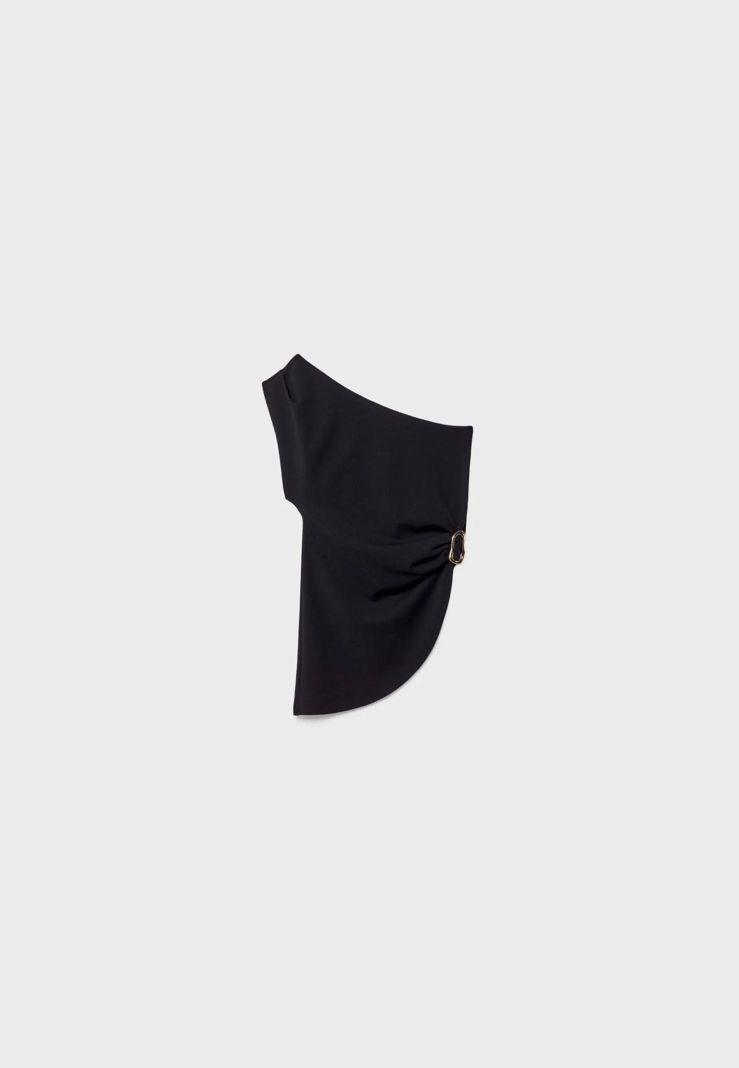 Asymmetric draped top