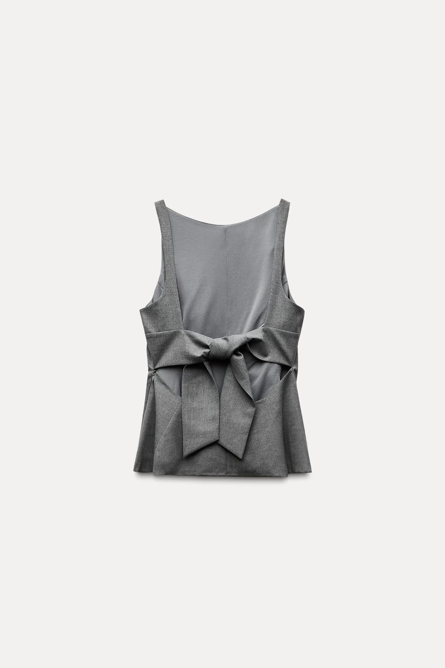 Peplum Tie Top