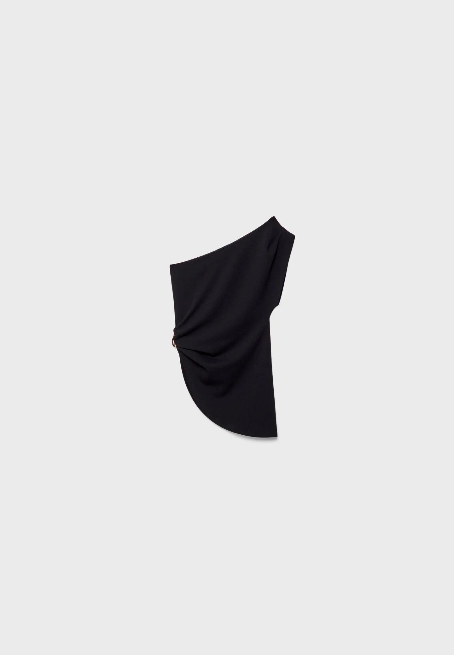 Asymmetric draped top